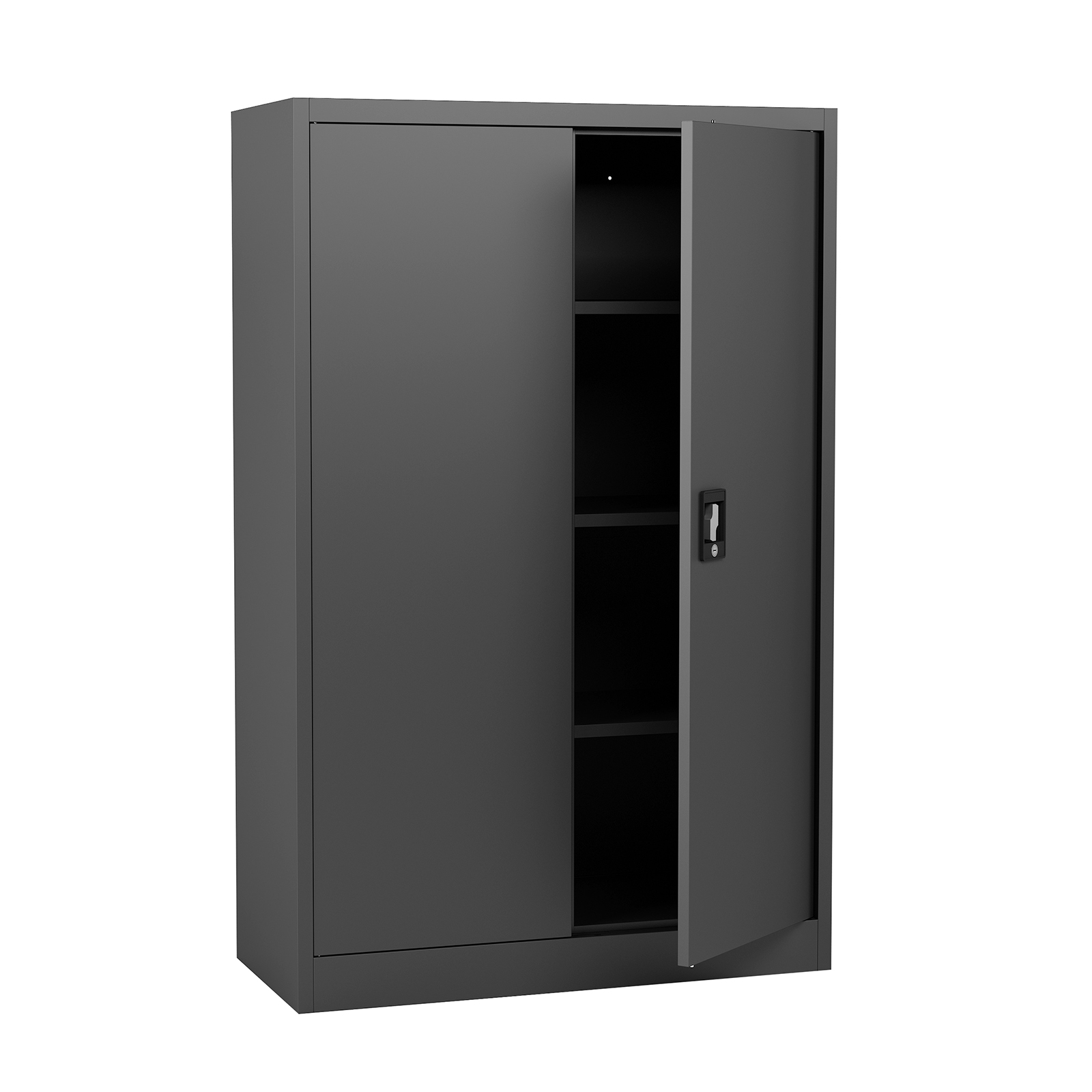 MIDORI Aktenschrank Büroschrank Metallschrank Stahlschrank Lagerschrank 140 cm