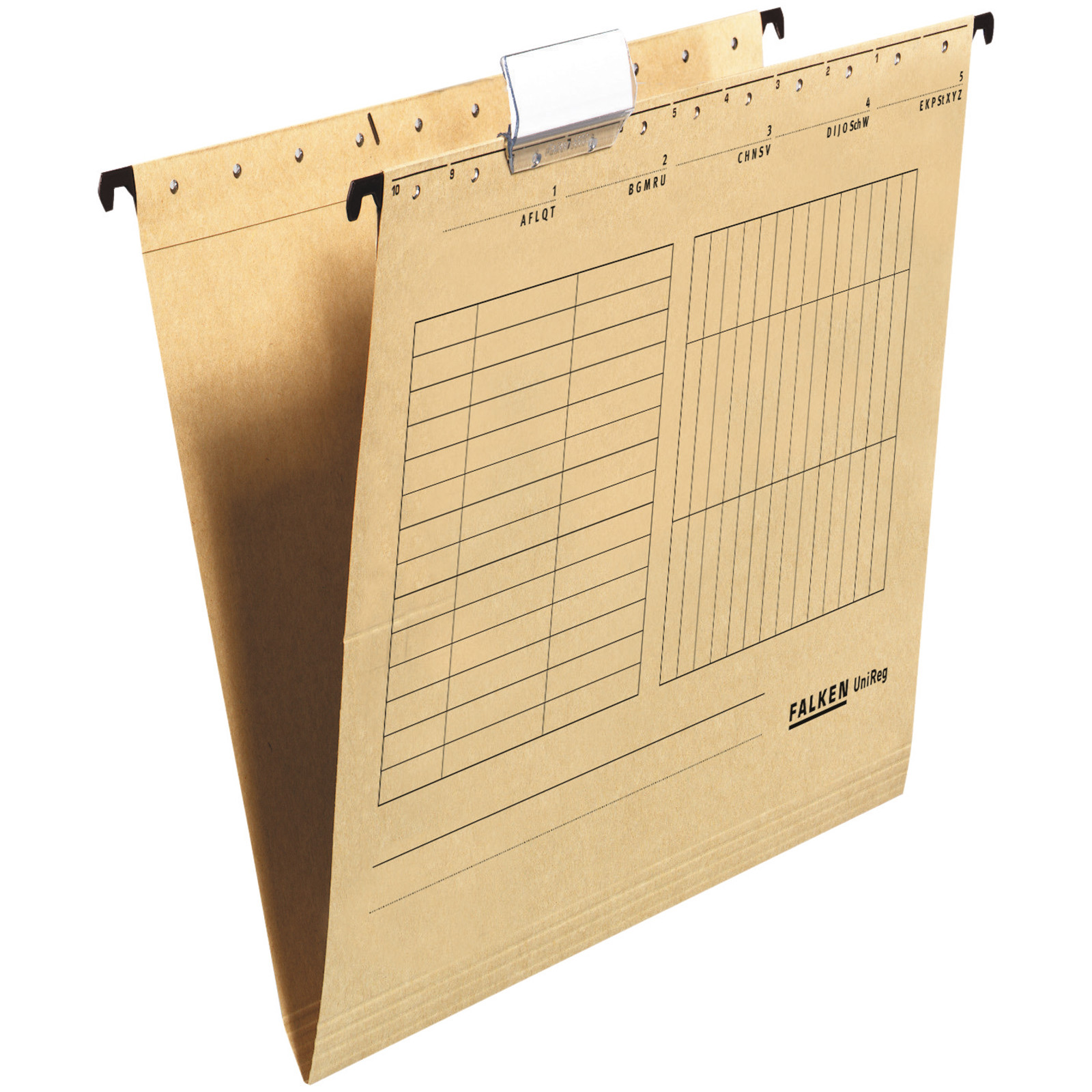 FALKEN Hängemappen DIN A4 Hängeregistratur UniReg 230 g/m² Kraftkarton farbig - Bild 8 von 9