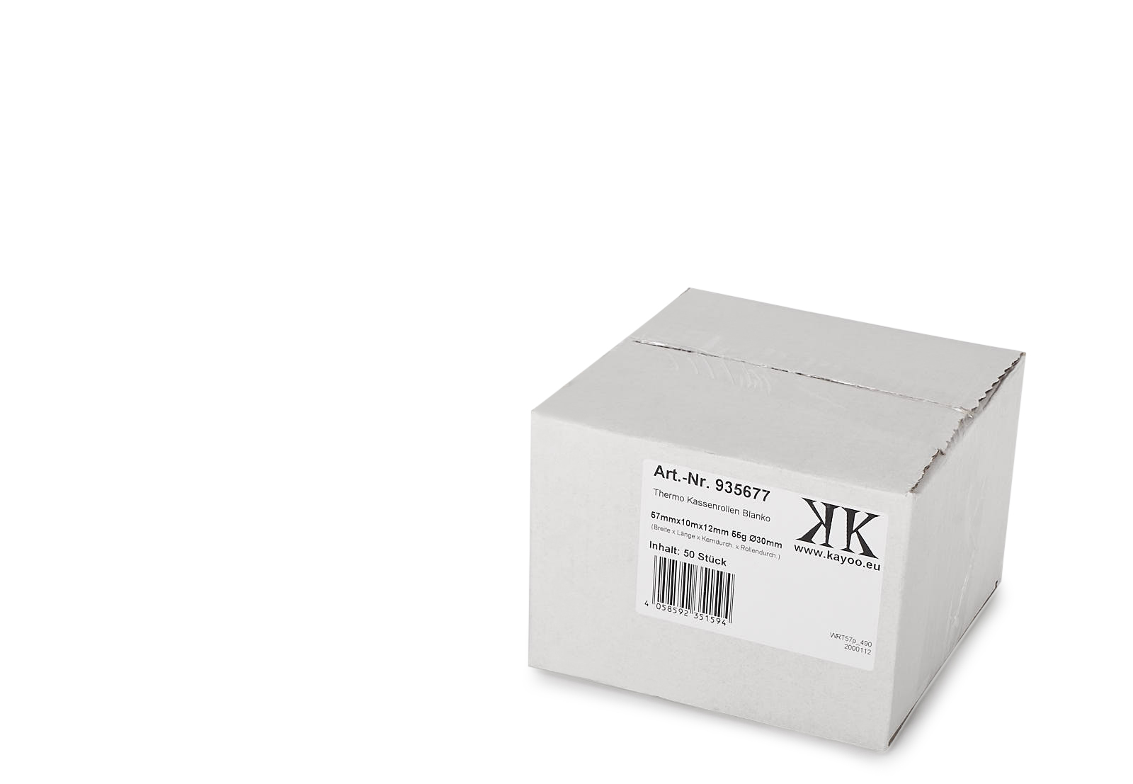 Thermorollen Kassenrolle Bonrolle Additionsrolle Waagenrolle Thermopapier 55g/m² 
