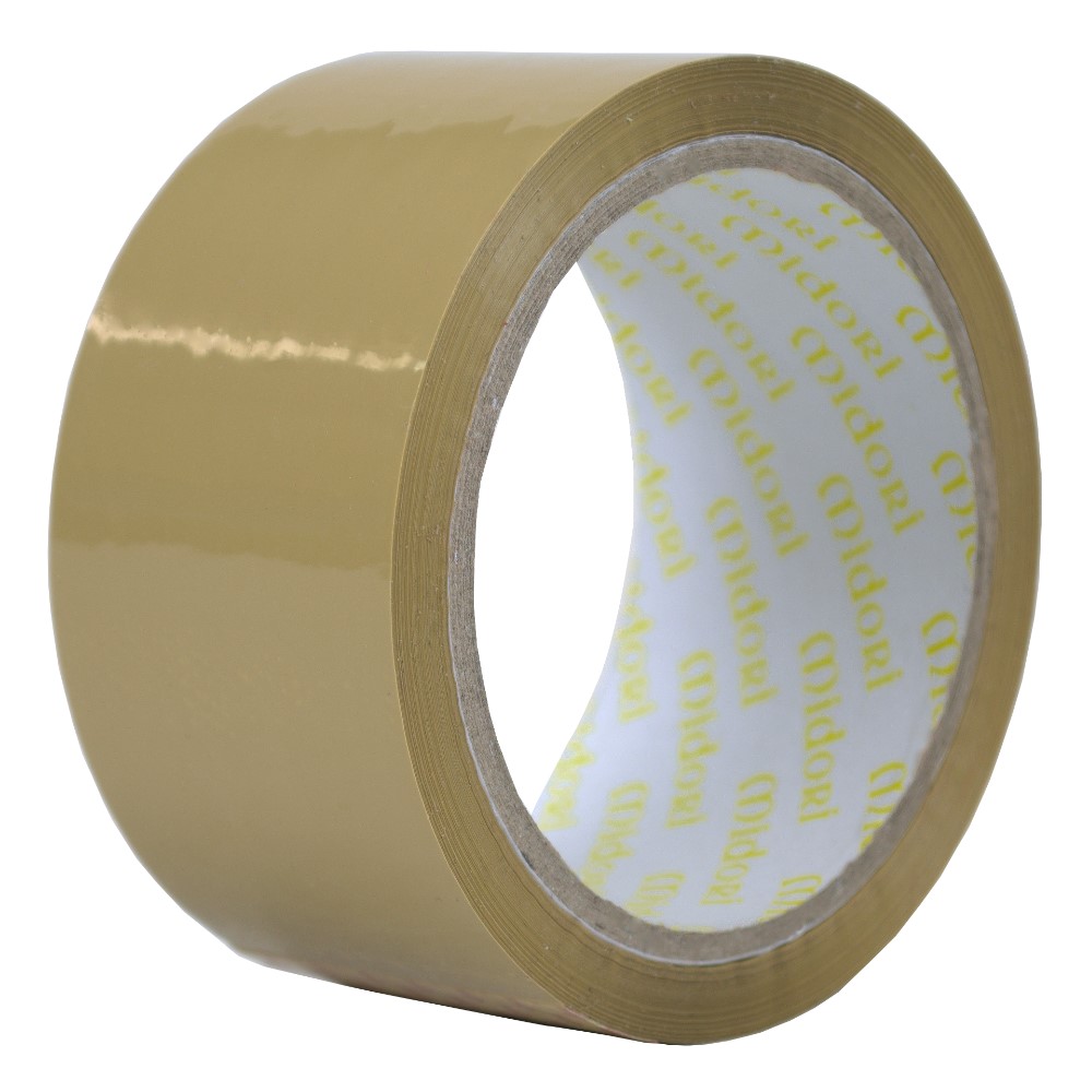 Details zu Midori Klebeband Braun PP Packband Paketband Tape 48 mm x 66 m Beliebter Super-Sonderpreis