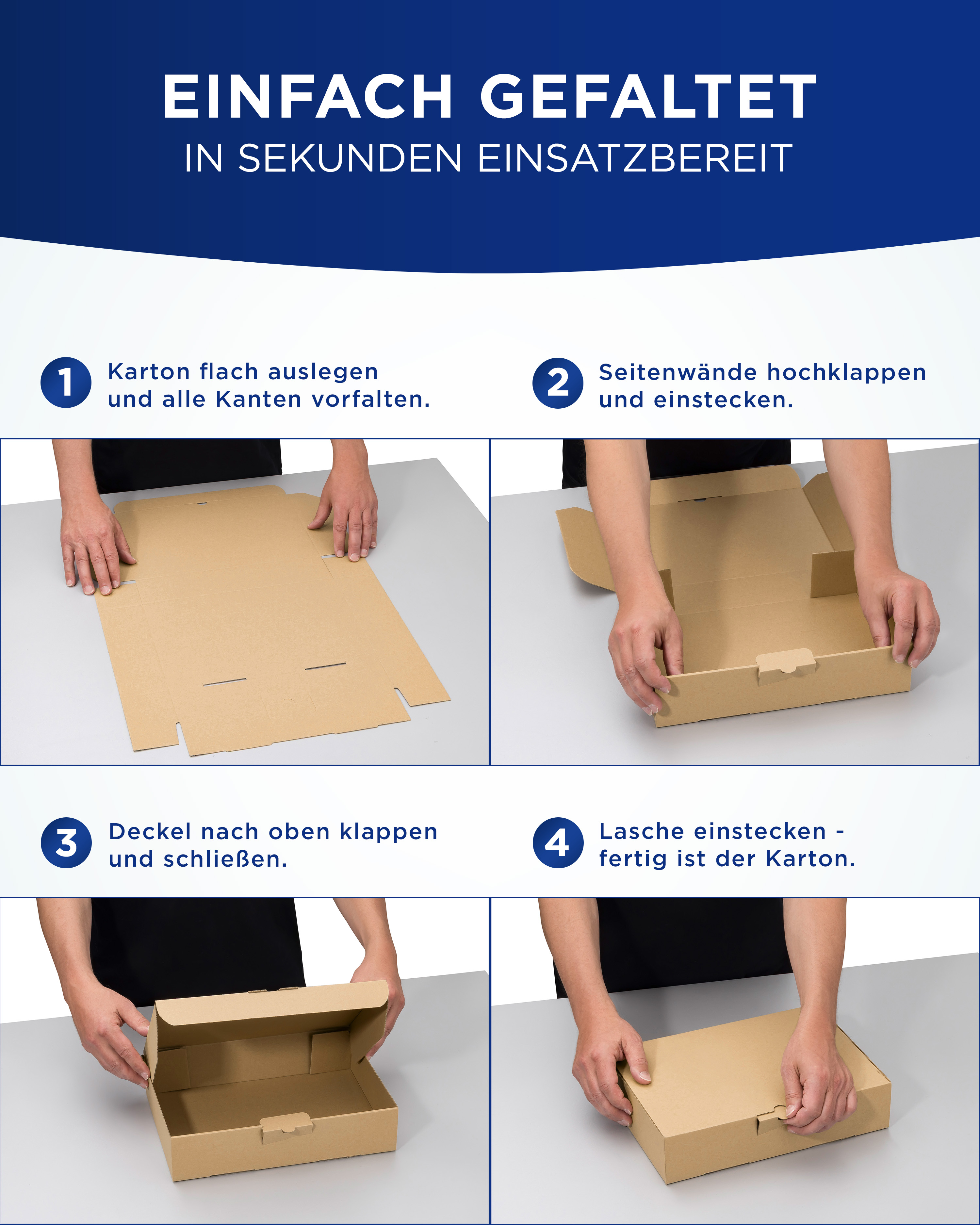 DHL Kleinpaket Faltschachteln Versandkartons Kartons Faltkartons Höhe 8 cm