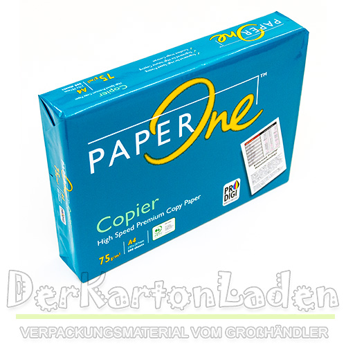 1500 Blatt PAPIER Marke Paper One DIN A4 weiß KOPIERPAPIER DRUCKERPAPIER 75g 