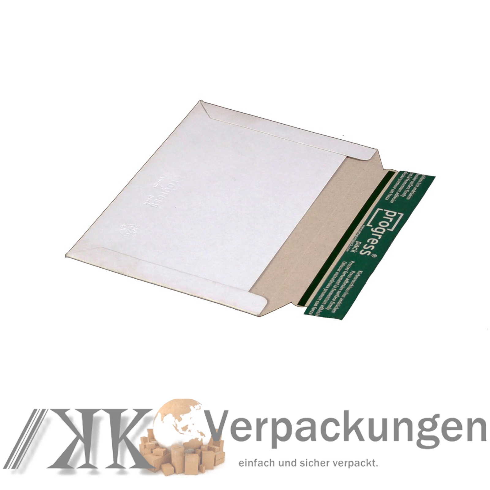 25 Stück Versandtaschen DIN A5 - Weiße Karton Umschläge Bis 50mm