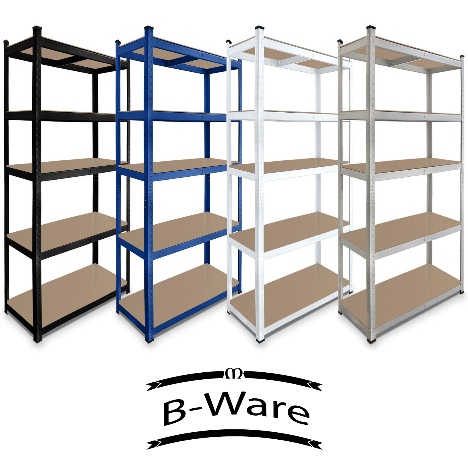 MIDORI© Lagerregal Kellerregal Schwerlastregal Steckregal