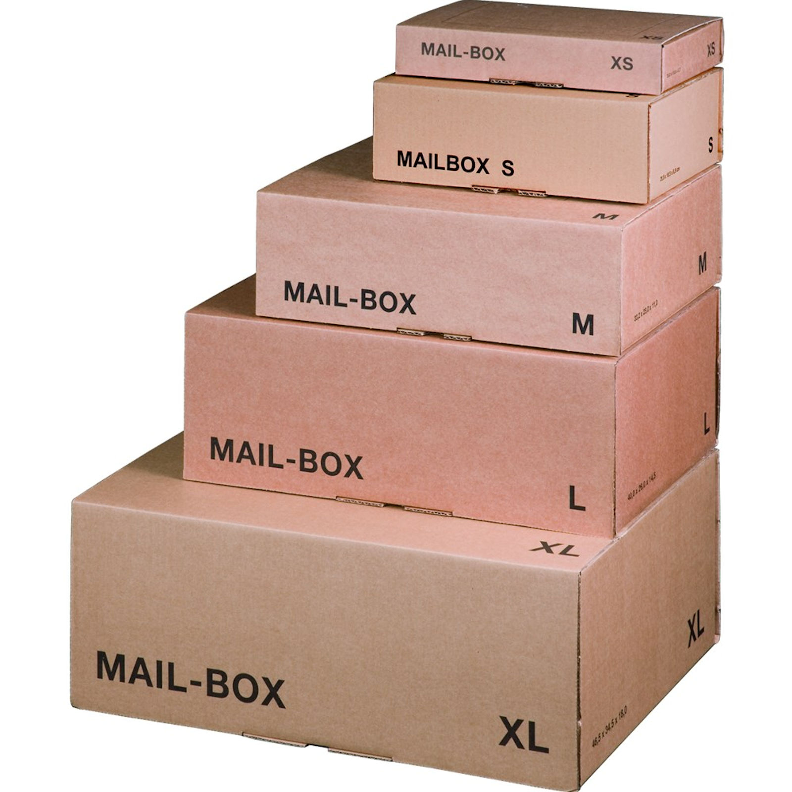 100 Mailbox 395 x 248 x 141 mm Postkartons Post-Versandkartons Kartons
