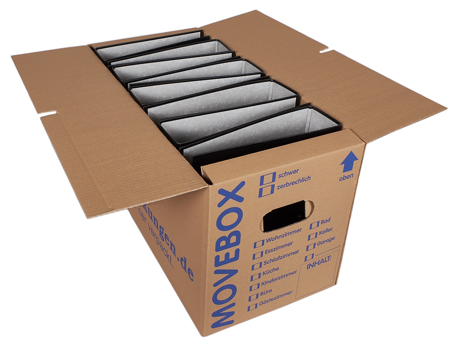 Moving cartons 2-Wavy Moving Boxes stable load 40 KG Double Floor