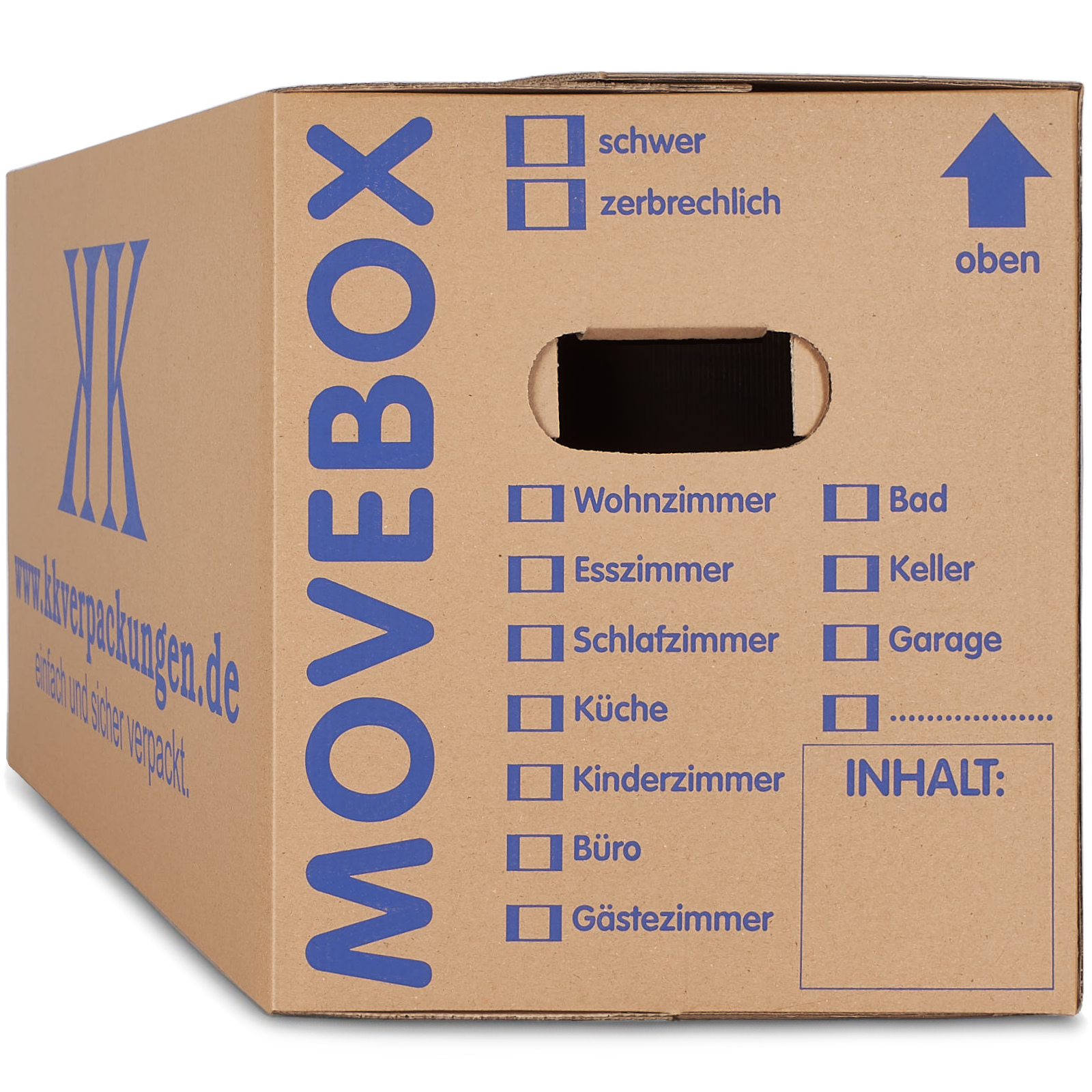 Umzugskartons Umzug Karton 2-wellig 45kg Profi Umzugskisten Movebox Bücherkarton 