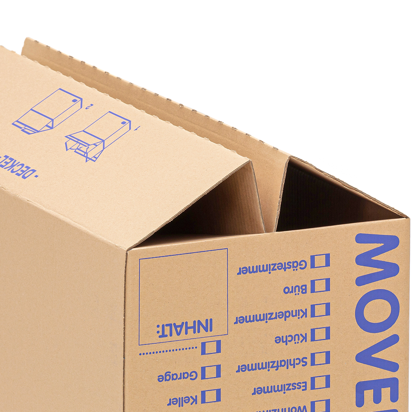 10 Profi Umzugskartons Umzug Karton 2-wellig 40kg Umzugskisten Movebox Midori-Eu 