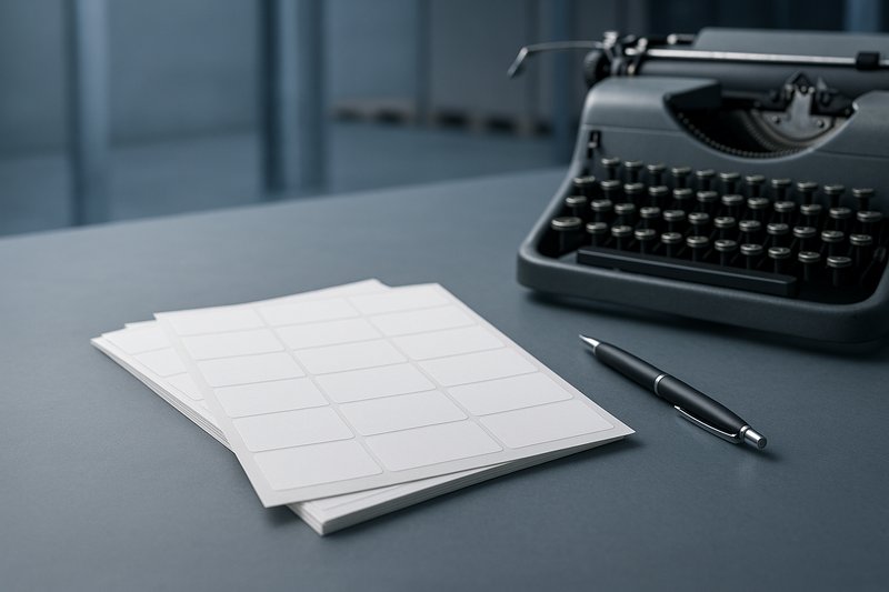 Adressetiketten Handbeschriftung Schreibmaschine kaufen - KK Verpackungen