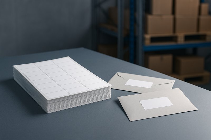 Adressetiketten Papier kaufen - KK Verpackungen