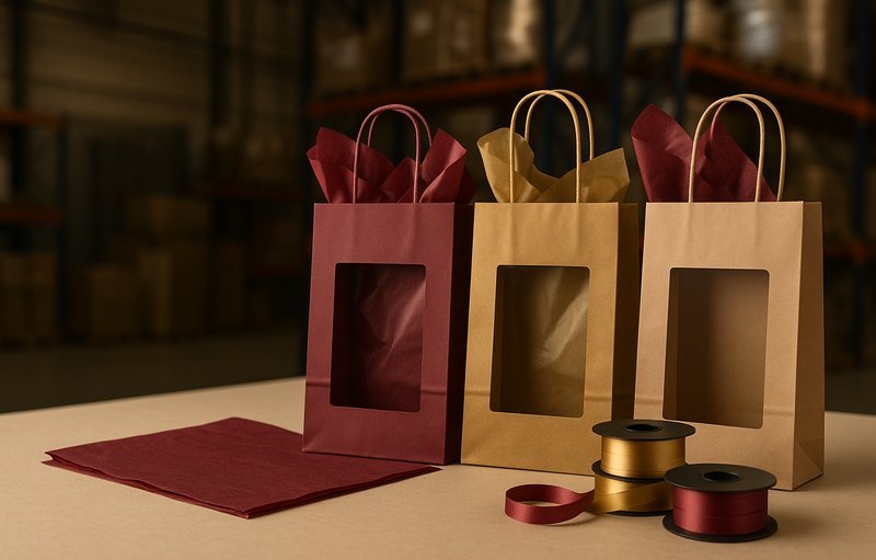 Geschenktueten mit Sichtfenster kaufen - KK Verpackungen