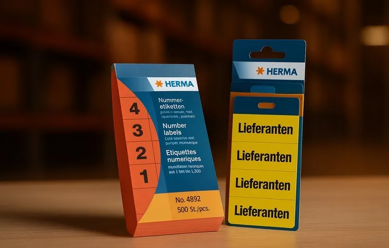 Textetiketten kaufen - KK Verpackungen