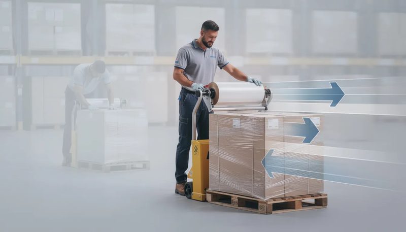 Vorteile der Nutzung eines Stretchfolienabrollers