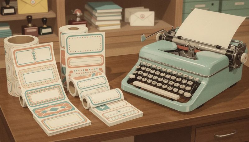 Adressetiketten für Schreibmaschinen: Eine Übersicht