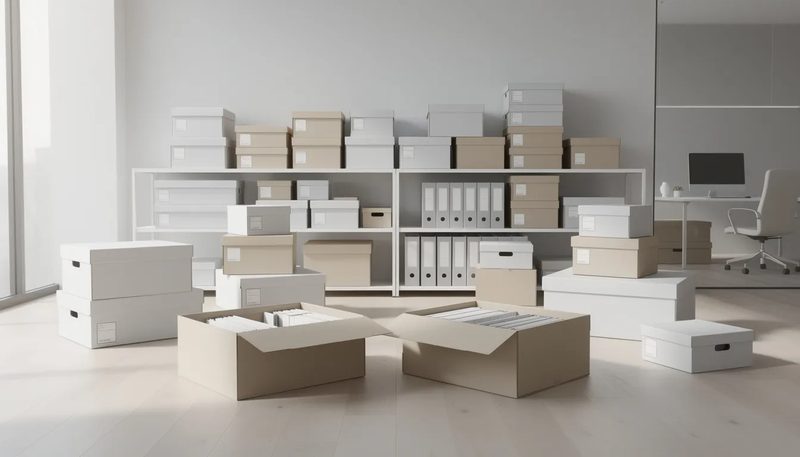 Eine große Auswahl an Archivboxen ist Bei KK Verpackungen erhältlich.