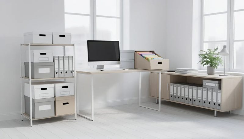 Praktische Tipps zur Nutzung von Archivboxen im Büroalltag zur optimalen Organisation.