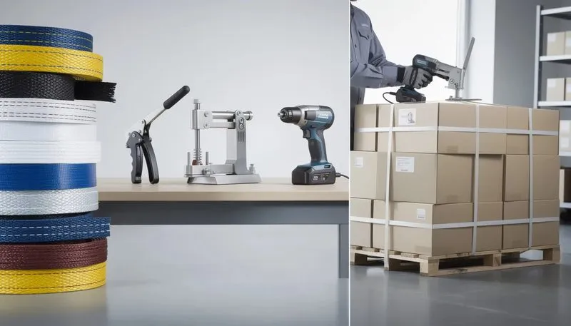 Bestellprozess für Bandspanner und Umreifungsbänder.