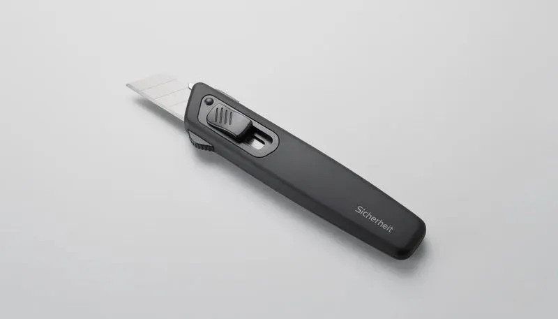 Ein Sicherheitsmesser mit einem Auto-Lock Mechanismus.