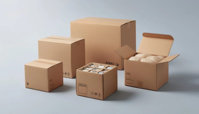 Faltschachteln im Online-Handel, die Produkte sicher verpacken.