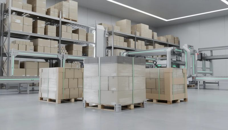 Nachhaltige Materialien für die Palettensicherung, die umweltfreundlich sind.