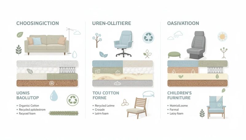 Beratung zur Wahl des richtigen Polstermaterials für verschiedene Anwendungen.