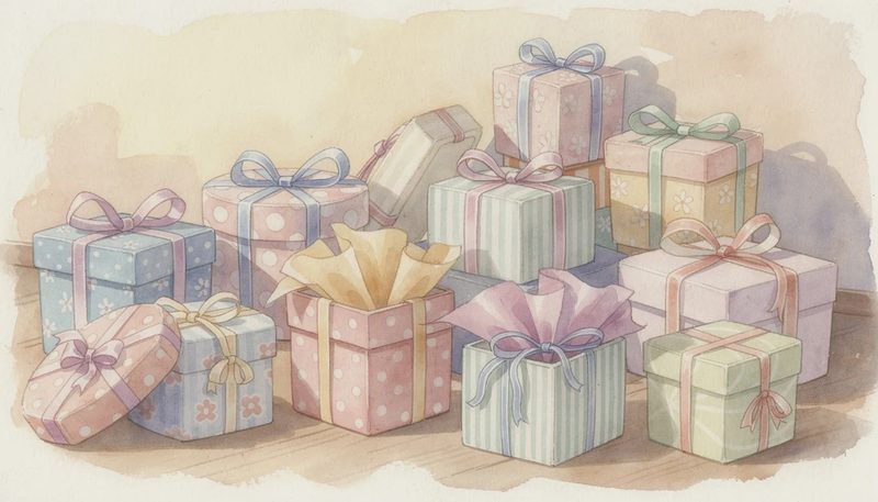 Vielfalt der Geschenkboxen