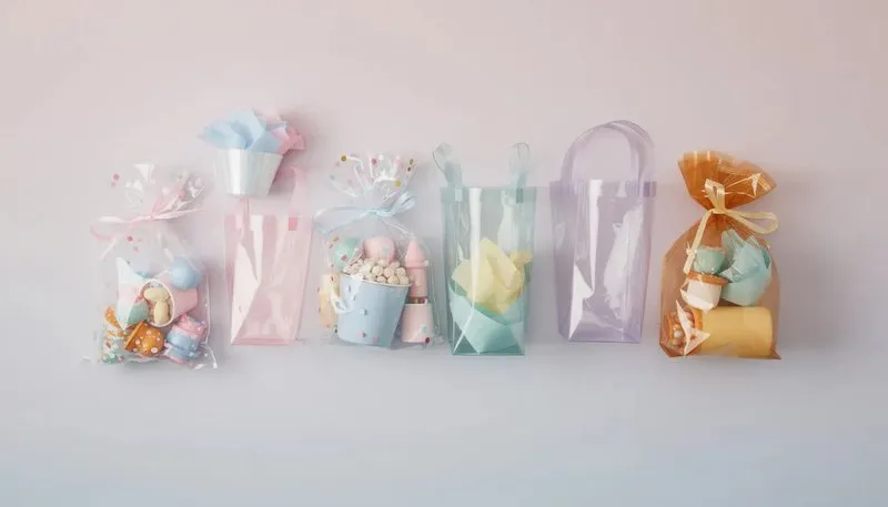 Die Vielfalt der Durchsichtigen Geschenktüten