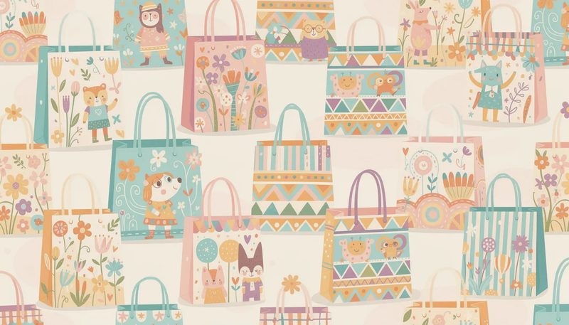 Beliebte Motive für Geschenktüten