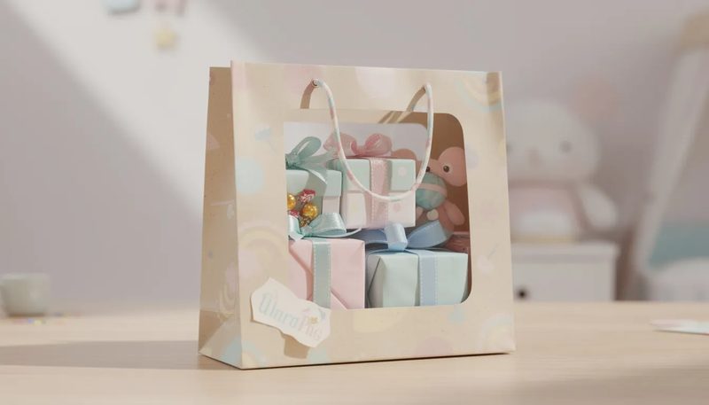 Vorteile von Geschenktüten mit Sichtfenster