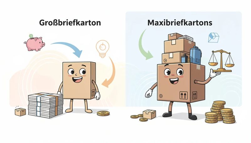 Vorteile von Großbrief- und Maxibriefkartons