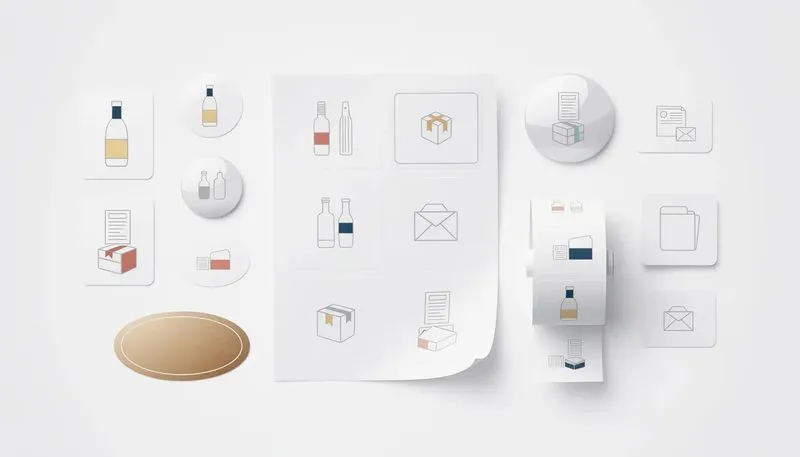 Verschiedene Formate und Materialien