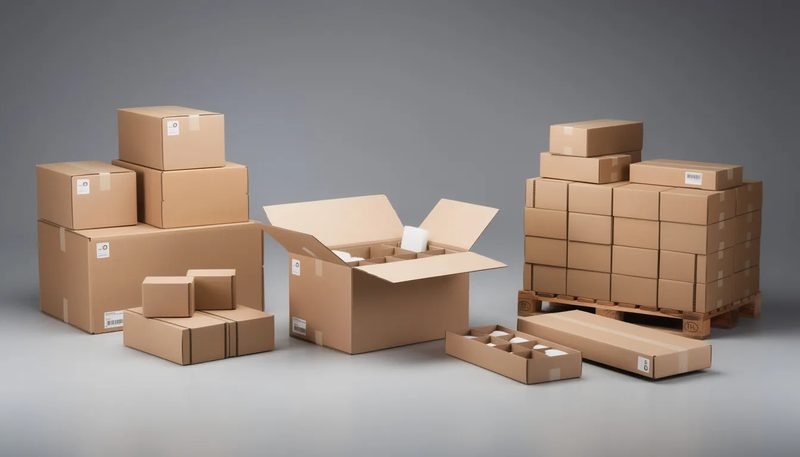 Kartons für spezielle Anwendungen, einschließlich Versand und Lagerung.
