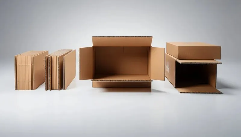 Vorteile von Wellpapp-Faltkartons ab 800 mm Länge, die Qualität und Funktionalität betonen.