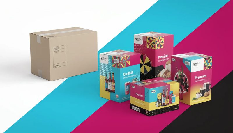 Vorteile bedruckter Kartons, wie erhöhte Sichtbarkeit und professionelle Präsentation.