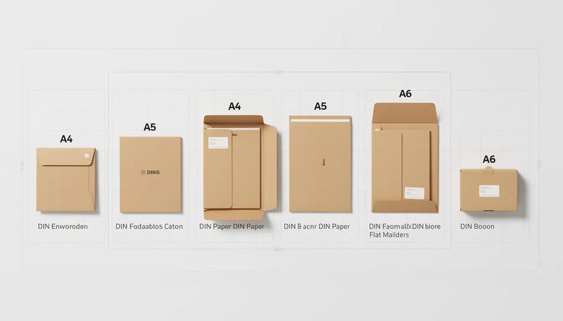 Verpackungslösungen für spezifische DIN-Formate.