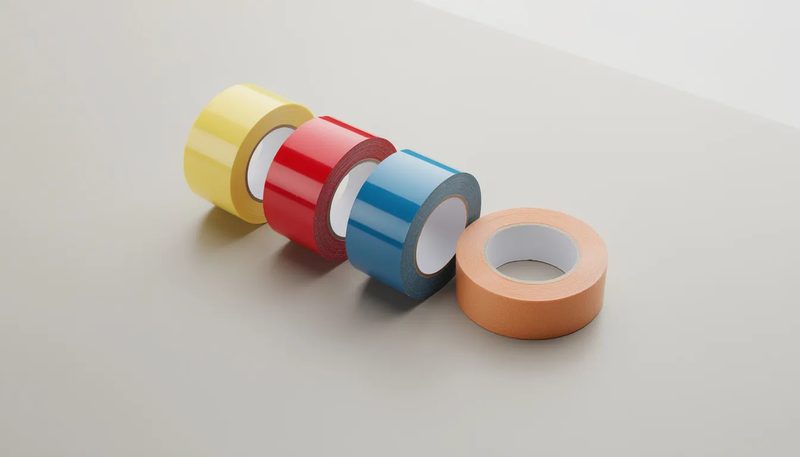 Varianten der Klebebänder: PP, PVC und Papier