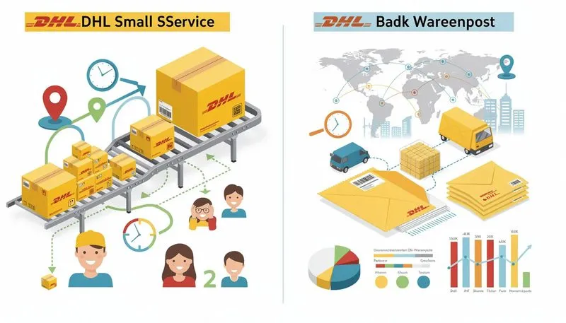 Vergleich zwischen dem DHL Kleinpaket und der bisherigen Warenpost.