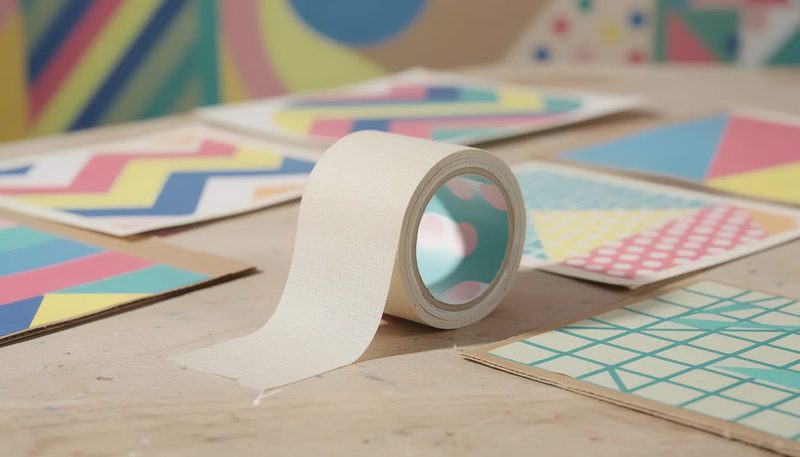 Kreppband für saubere Farbkanten