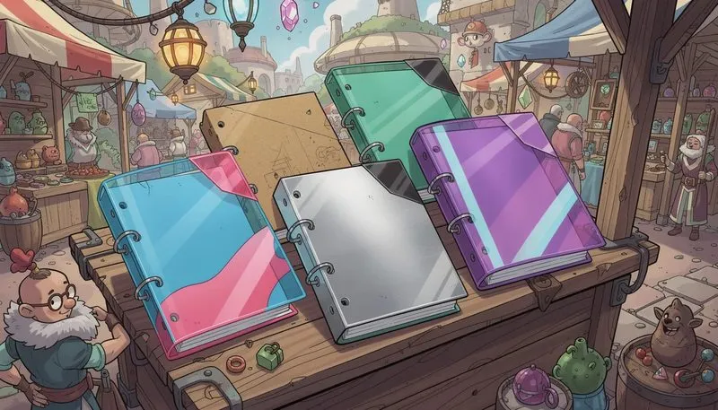 Materialien und Farben von Ösenheftern