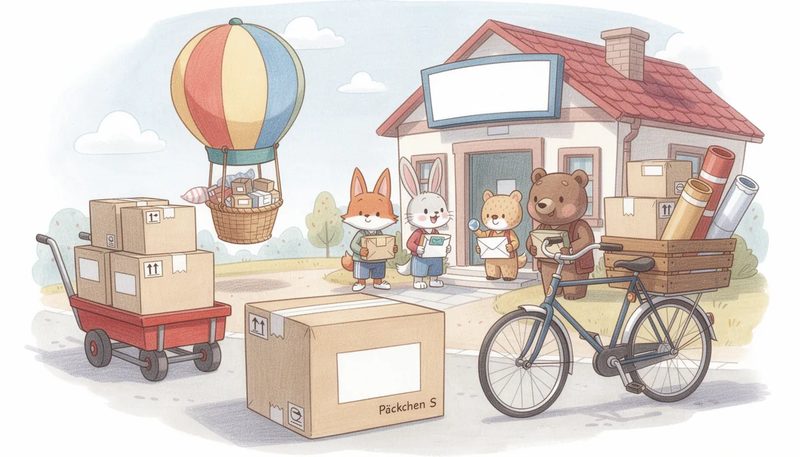 Alternative Versandoptionen zu Päckchen S.