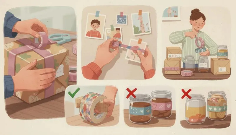 Tipps zur richtigen Anwendung von Papierklebebändern in verschiedenen Szenarien.