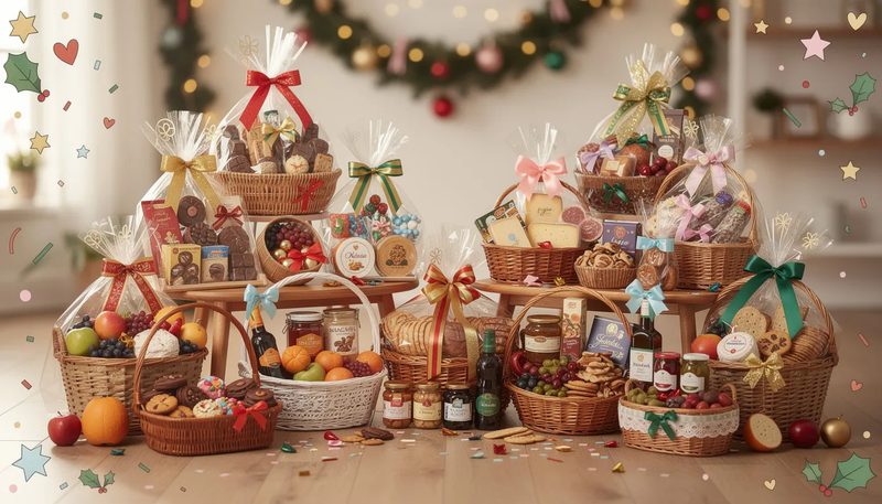 Vielfalt der Präsentkörbe