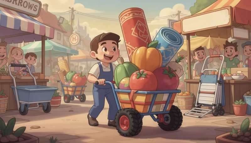 Sackkarren für verschiedene Anwendungsbereiche