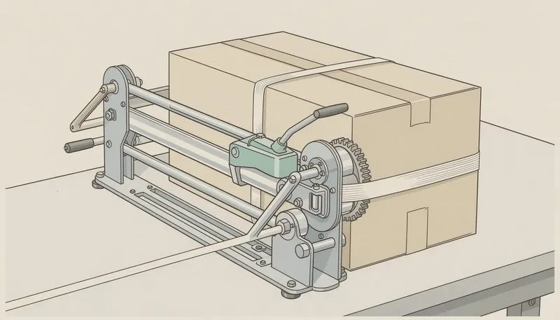 Spann- und Verschlussgerät für PP und PET-Band