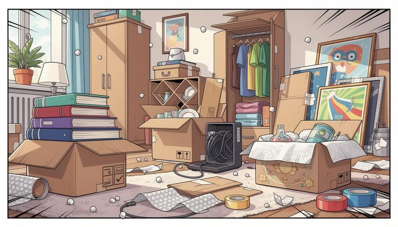 Arten von Umzugskartons und ihre Verwendung