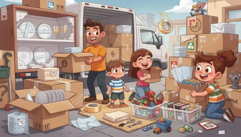 Vorteile unseres Umzugssets, das hochwertige Materialien und Zubehör bietet.