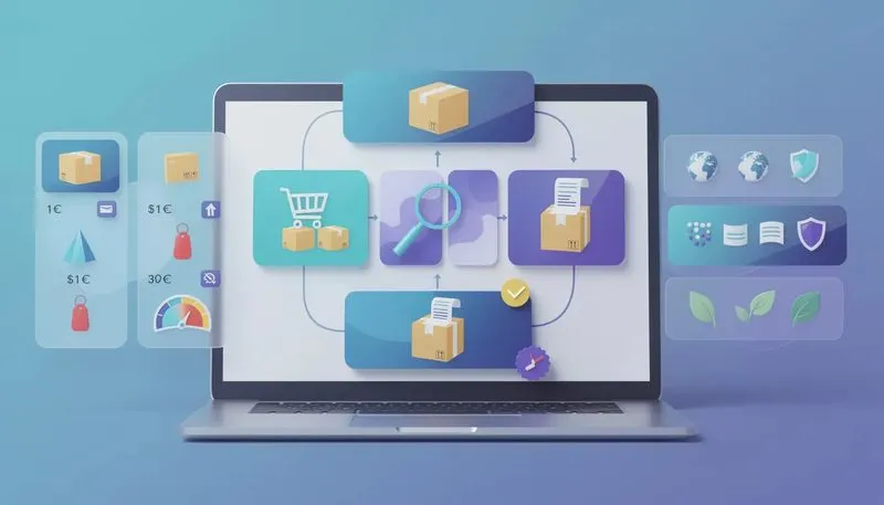 Tipps zur Bestellung von Versandetiketten, einschließlich der Auswahl des Anbieters.