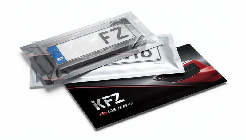Versandtaschen für Kfz Kennzeichen