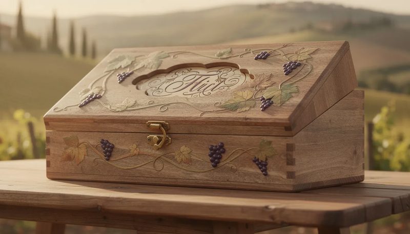 Personalisierte Wein Geschenkboxen