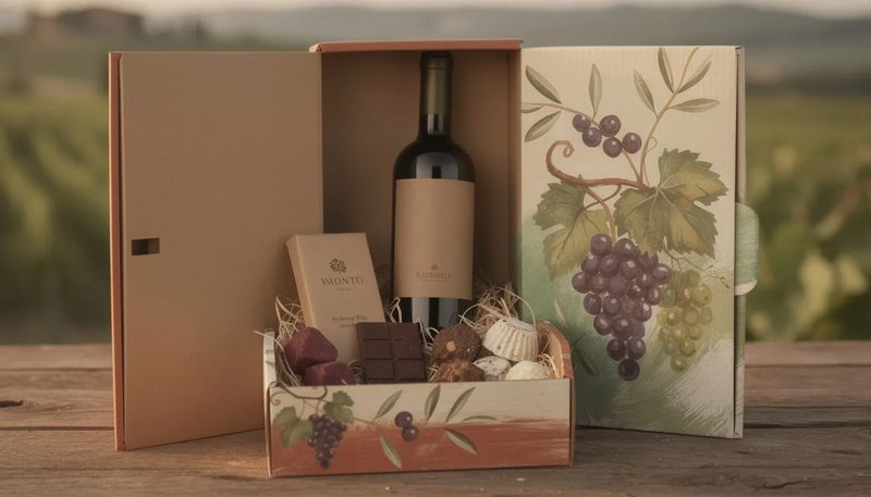 Wein Geschenksets mit Motiv